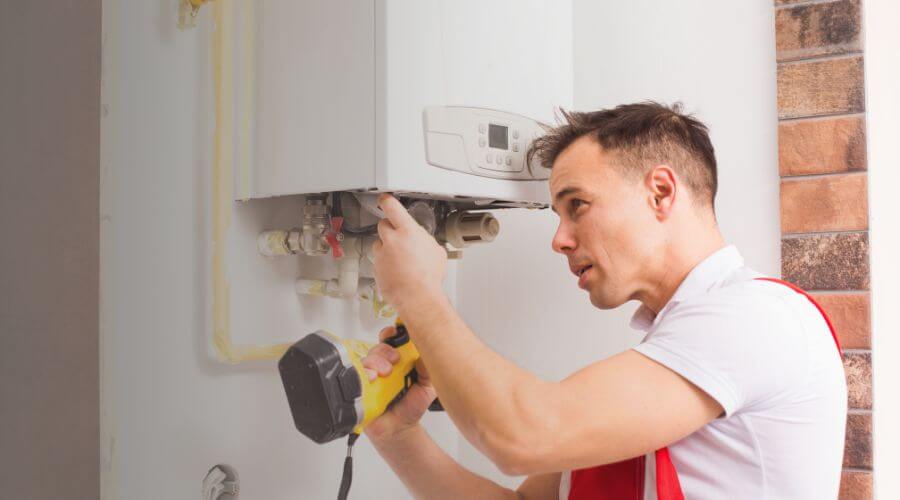 Local tankless water heater installation in Essex, IL